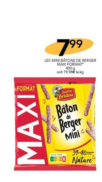 les mini bâtons de berger maxi format