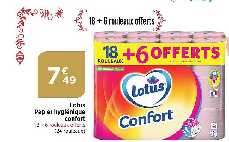 Lotus Papier Hygiénique Confort