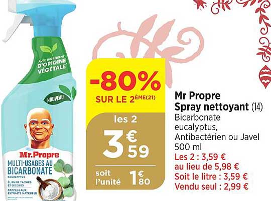 mr propre spray nettoyant