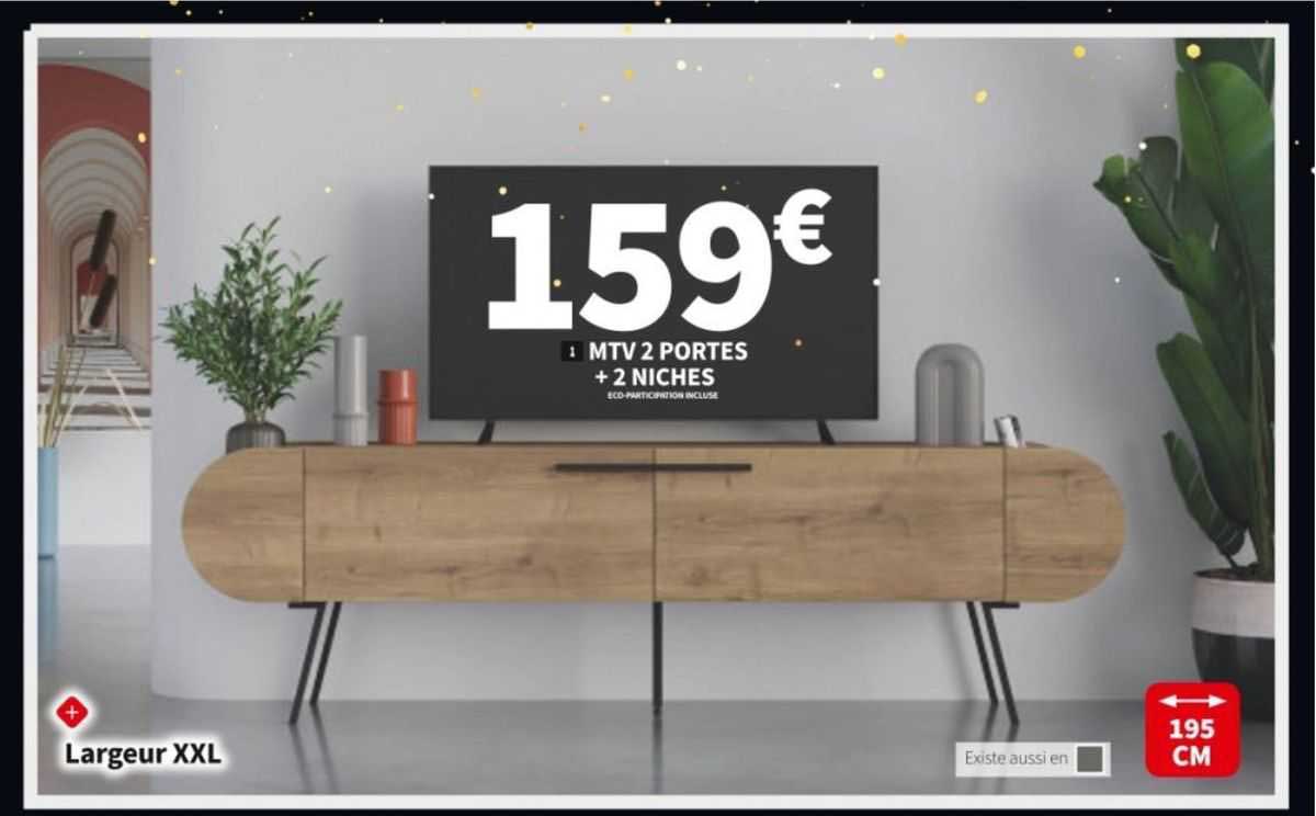 mtv 2 portes + 2 niches
