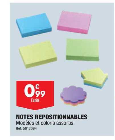 Notes Repoistionnables