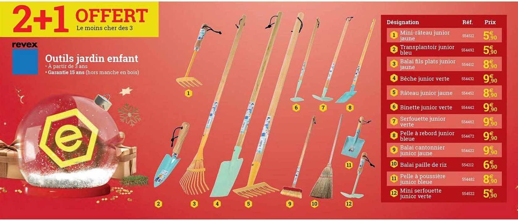 Outils Jardin Enfant Revex
