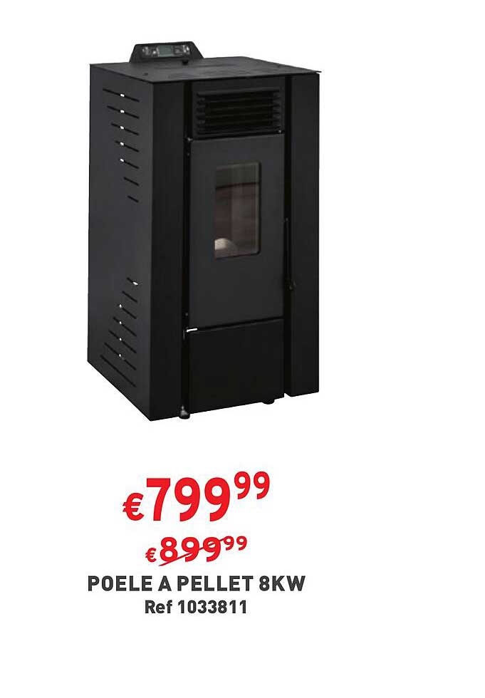 poêle à pellet 8kw