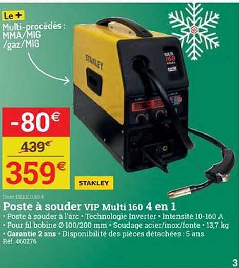 poste à souder vip multi 160 4 en 1