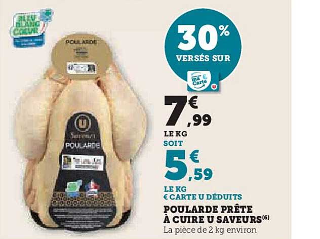 poularde prête à cuire u saveurs