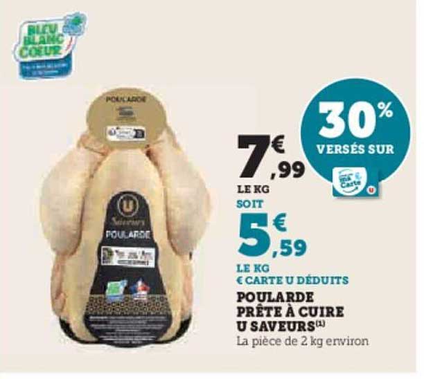 poularde prête à cuire u saveurs