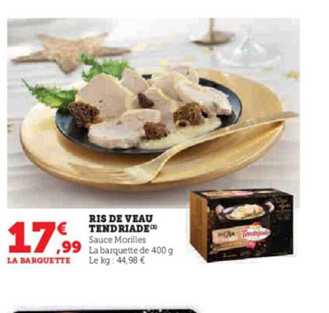 ris de veau tendriade