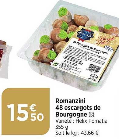 romanzini 48 escargots de bourgogne