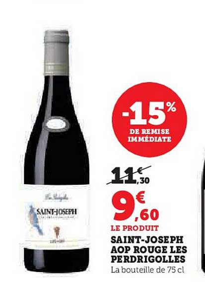 saint-joseph aop rouge les perdigolles