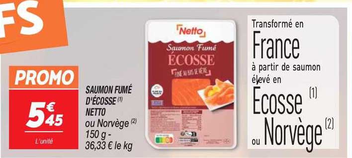 saumon fumé d'écosse