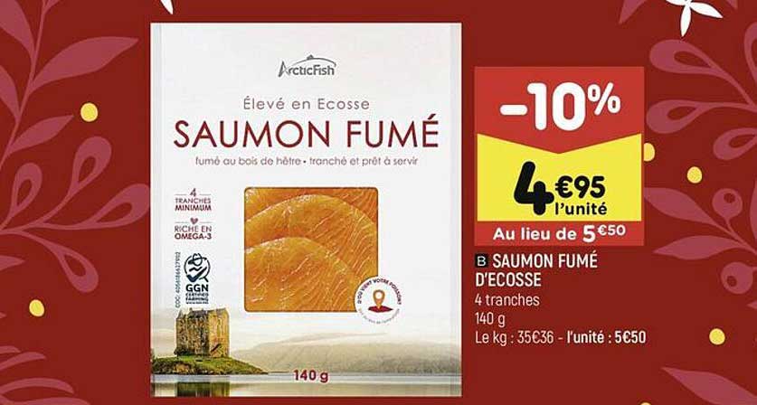 saumon fumé d'ecosse