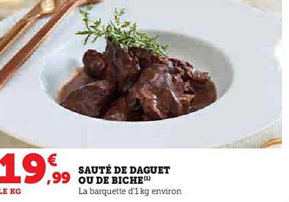Saute De Daguet Ou De Biche