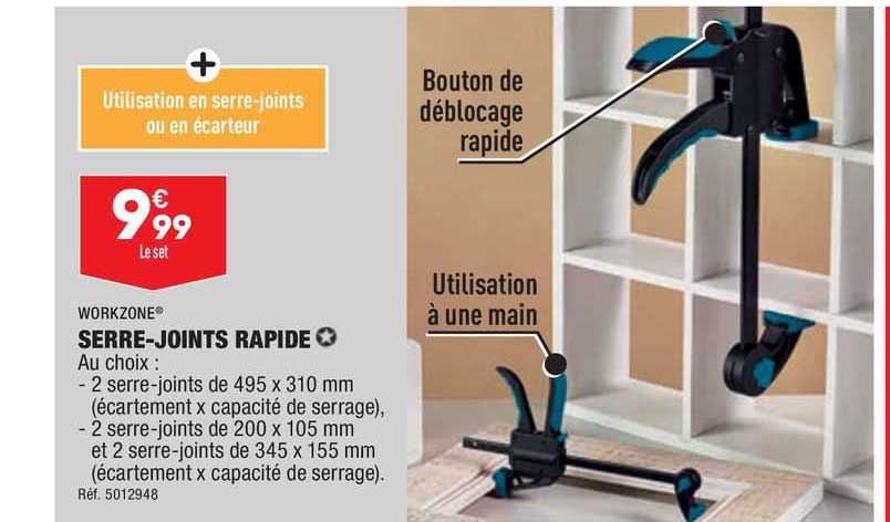 serre-joints rapide workzone