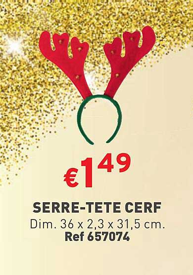 serre-tête cerf