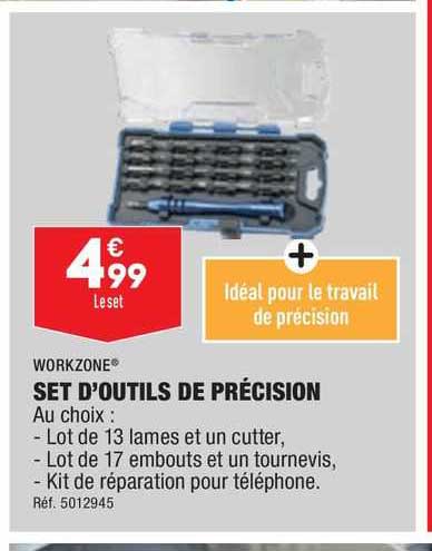 set d'outils de précision workzone