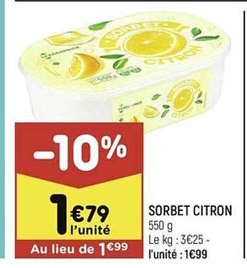 Sorbet Citron