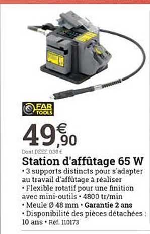 station d'affutäge 65 w far tools