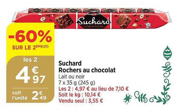 Suchard Rochers Au Chocolat