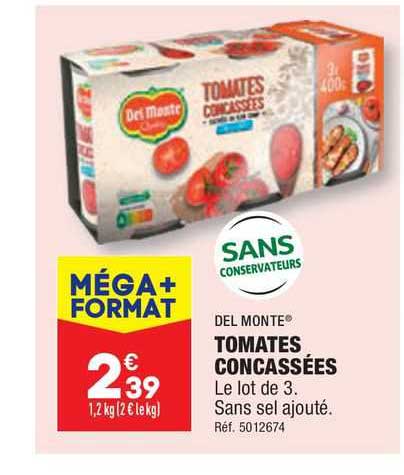 tomates concassées del monte