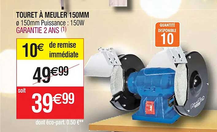 touret à meuler 150mm