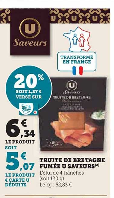 Truite De Bretagne Fumee U Saveurs