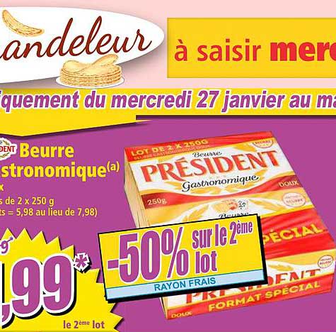 Beurre Gastronomique Président