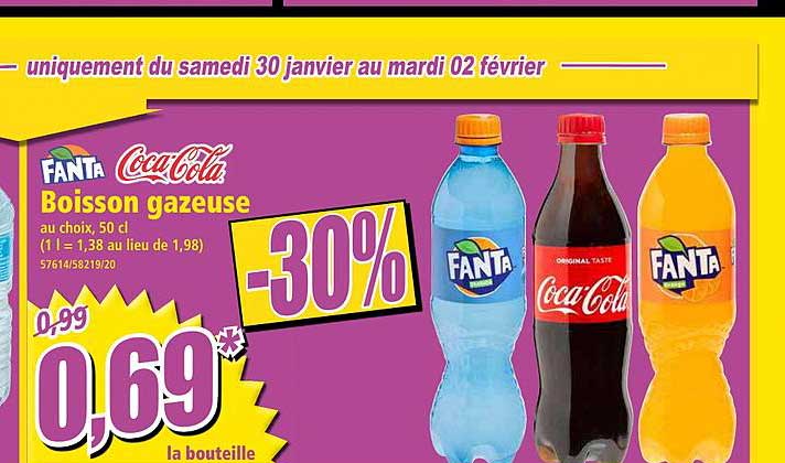 Boisson Gazeuse Fanta, Coca-cola