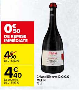 chianti riserva d.o.c.g. melini