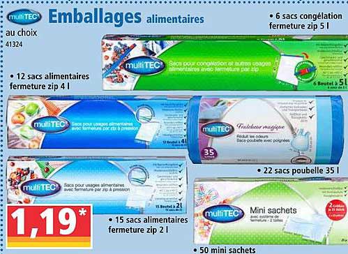 emballages alimentaires multitec