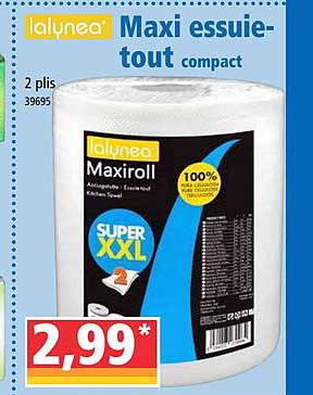 maxi essuie-tout compact lalynea