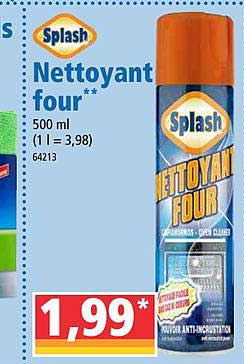 Nettoyant Four Splash