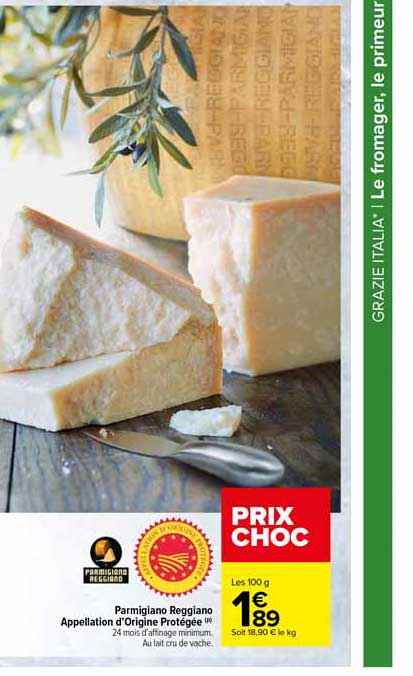 parmigiano reggiano appellation d'origine protégé