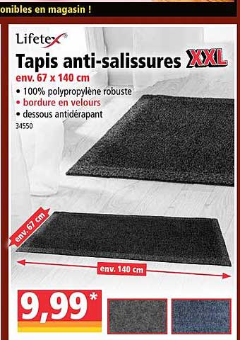 tapis anti-salissures lifetex