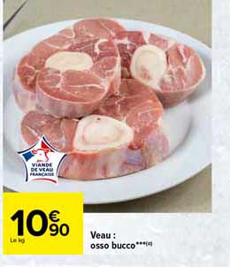 veau : osso bucco