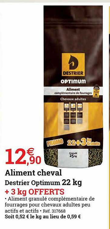 Aliment Cheval Destrier Optimum