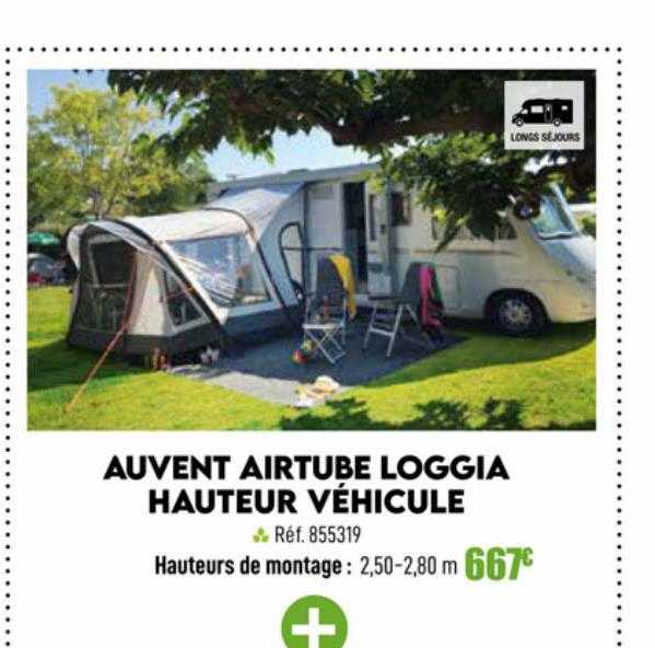 auvent airtube loggia hauteur véhicule