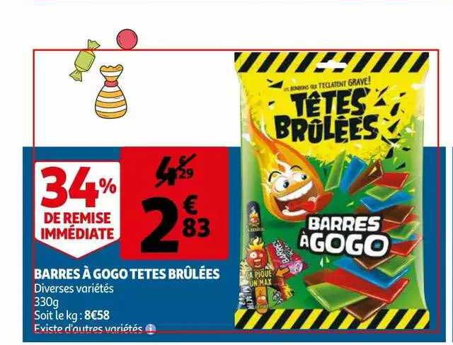 barres à gogo têtes brûlées
