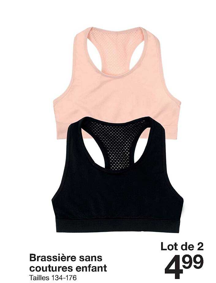 brassière sans coutures enfant