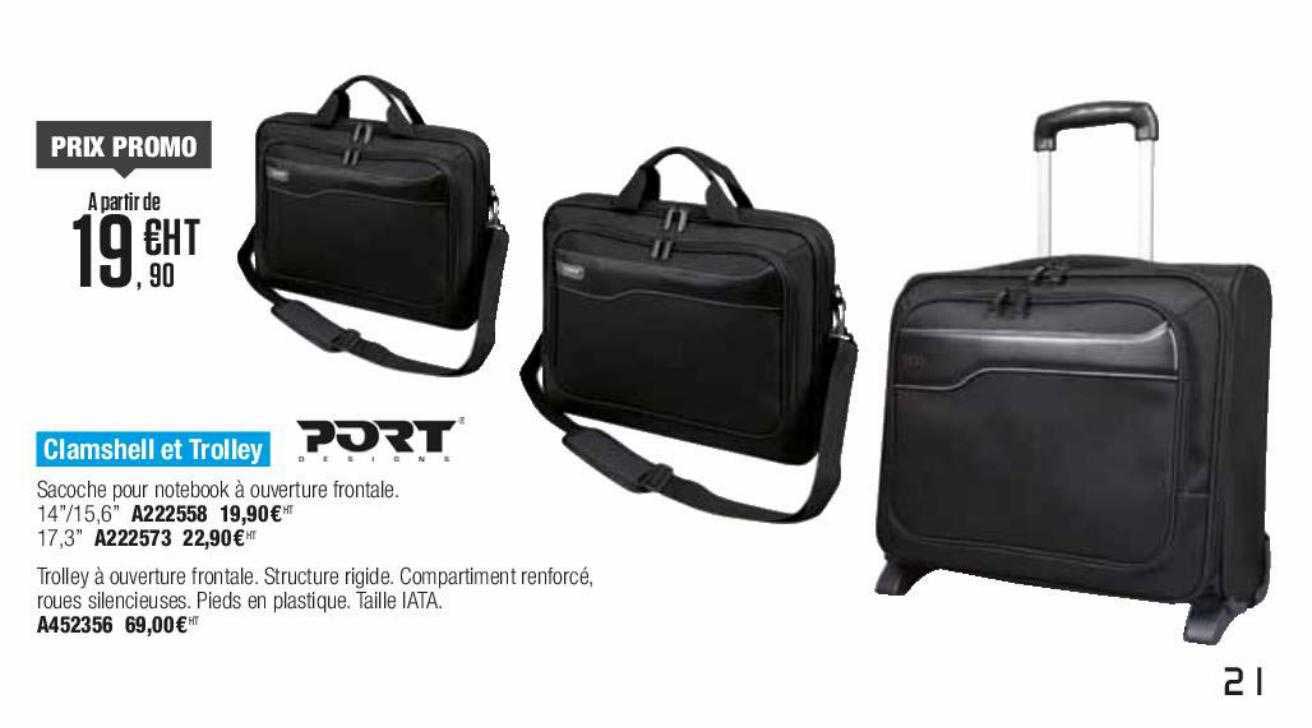 clamshell et trolley port