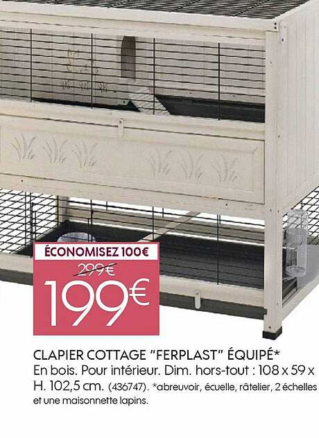 clapier cottage "ferplast"