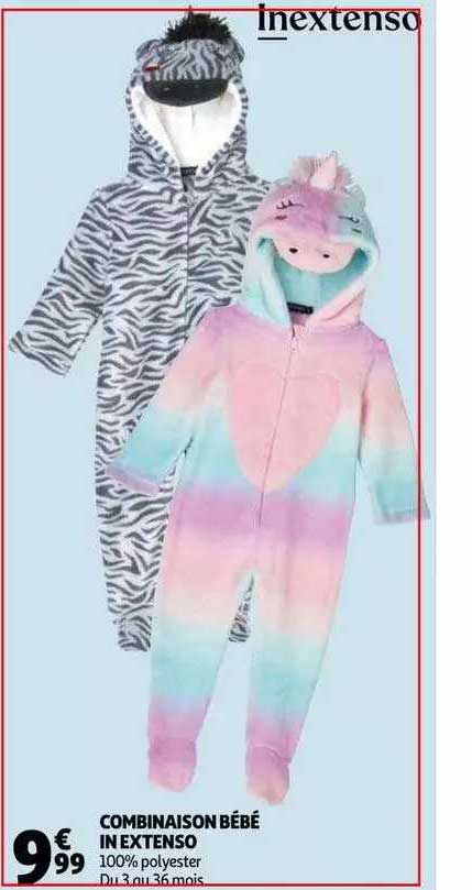combinaison bébé in extenso