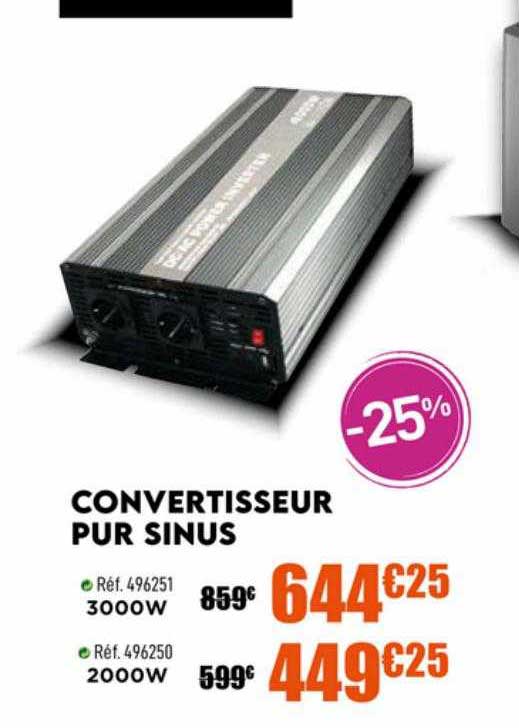 Convertisseur Pur Sinus 3000w 2000w