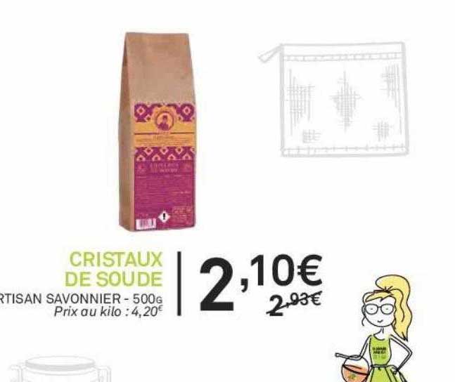 cristaux de soude artisan savonnier