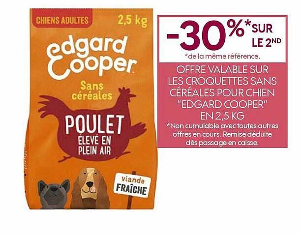 croquettes sans céréales pour chien "edgard cooper"