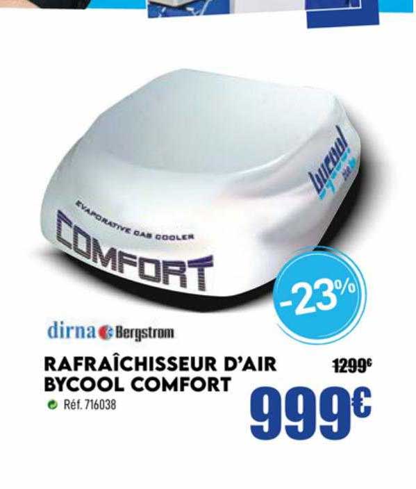 dirna bergstrom rafraîchisseur d'air bycool comfort
