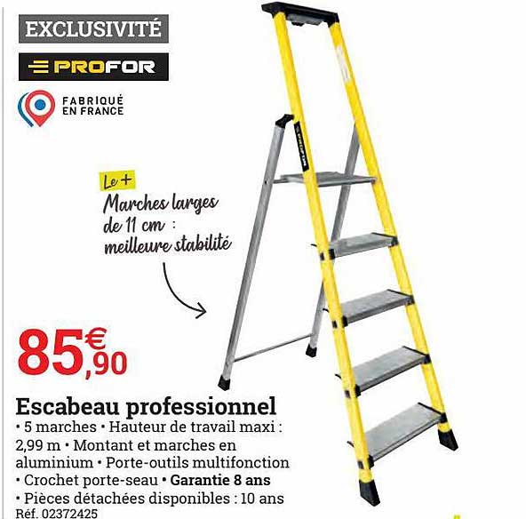 escabeau professionnel profor