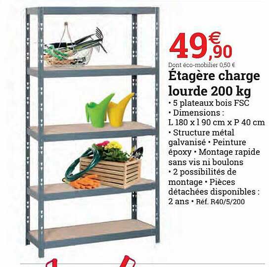 étagère charge lourde