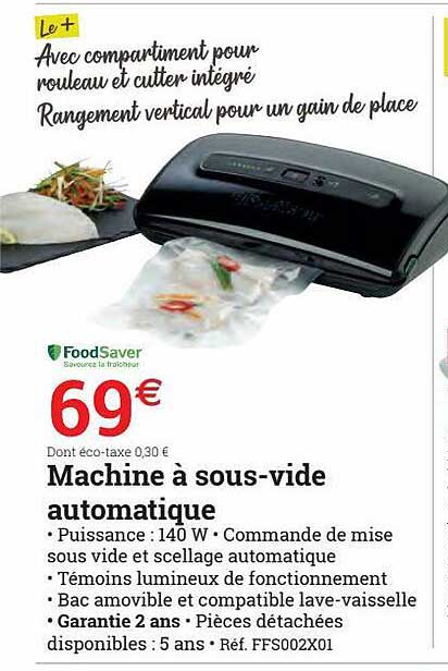 foodsaver machine à sous-vide automatique