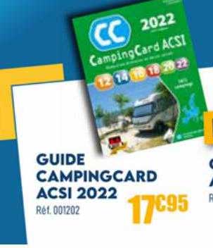 guide campingcard acsi 2022