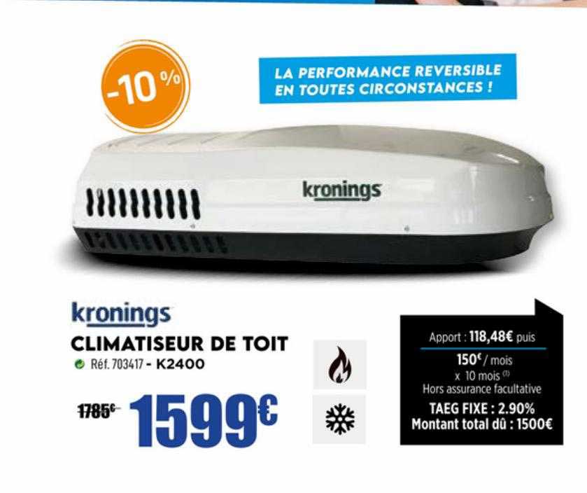kronings climatiseur de toit